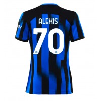 Inter Milan Alexis Sanchez #70 Hemmatröja Kvinnor 2023-24 Korta ärmar